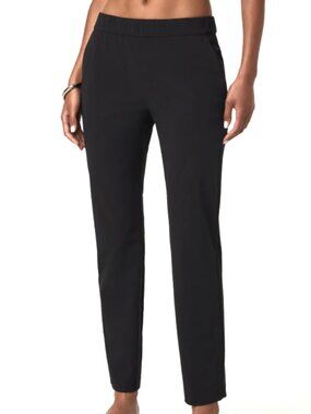 Vuori Clothing Miles Ankle Pant with Slash Pockets in Black - Women's Size Small